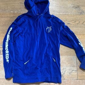 The hundreds long sleeve shirt with hood size XL